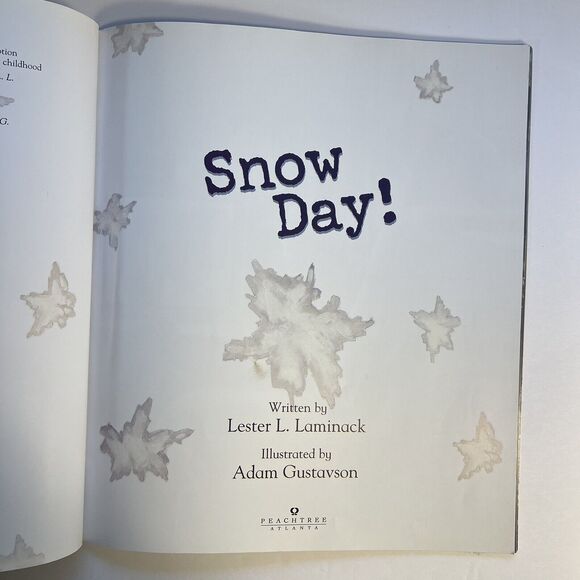 Set of 2 Childrens Winter Storybooks Snow Day and Snowmen All Year Paperback - Picture 3 of 9